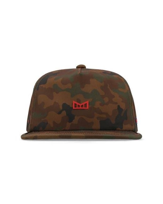 Melin Brown Hydro Eagle Performance Snapback Ball Cap for men