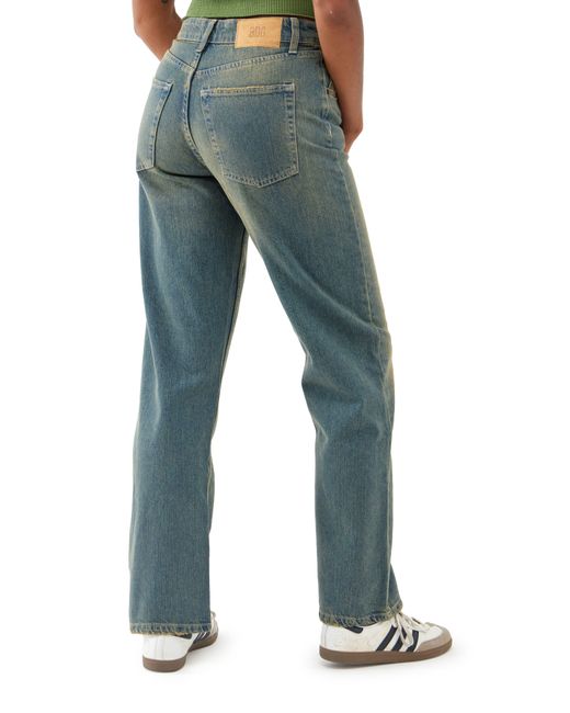BDG Blue Tinted Authentic Straight Leg Jeans