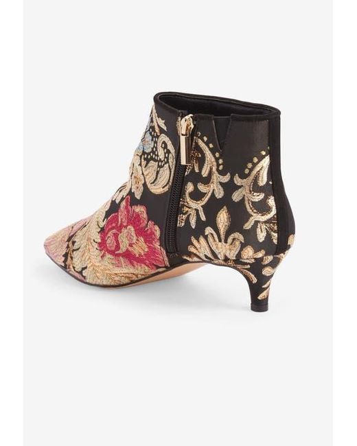 Comfortview Multicolor The Meredith Patterned Bootie
