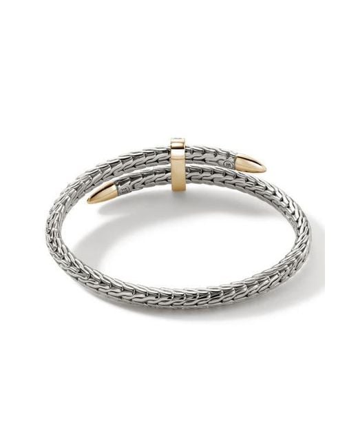 John Hardy Multicolor Spear Pavé Diamond Flex Bracelet for men