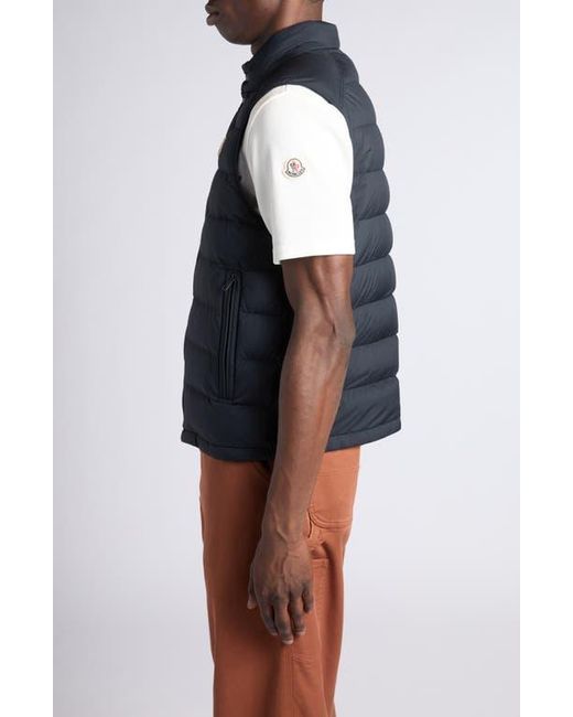 Moncler Blue Barthe Down Puffer Vest for men