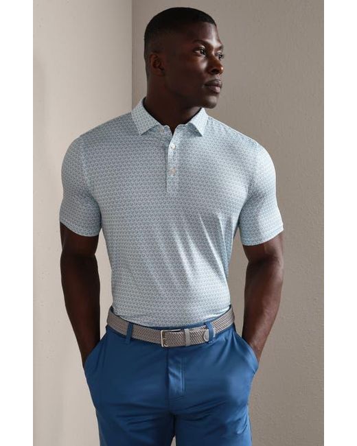 Rhone Blue Drive Time Performance Polo for men