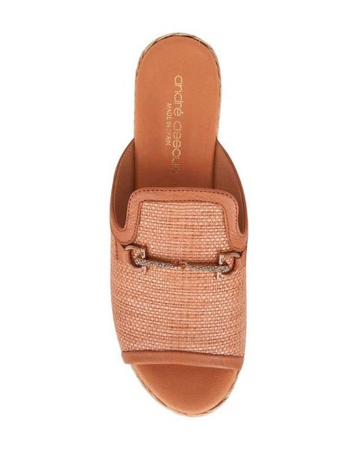 Andre Assous Brown Nomi Wedge