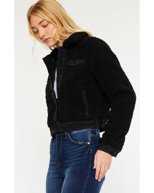 Kancan Black Monet Cropped Jacket
