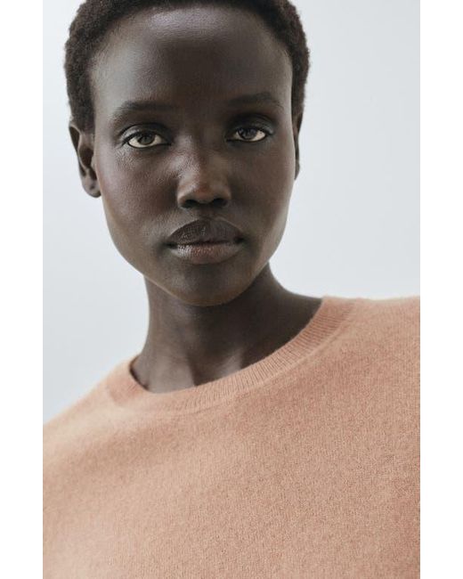 Mango Black Crewneck Cashmere Sweater
