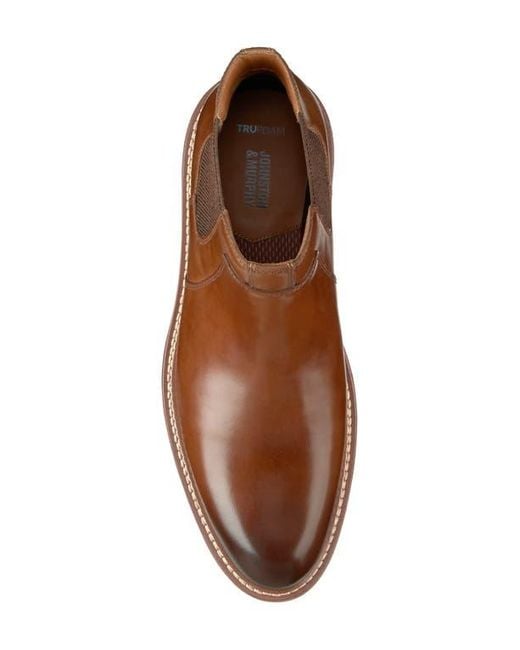 Johnston & Murphy Brown Upton Chelsea Boot for men