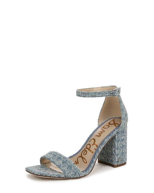 Sam Edelman White Daniella Ankle Strap Sandal