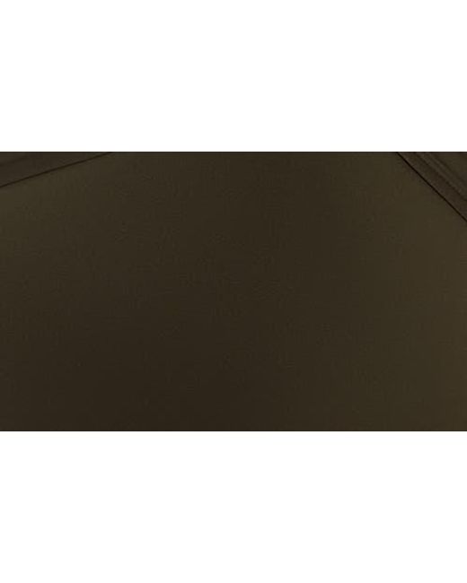 Ralph Lauren Green Cutout Twist One-Piece Halter Swimsuit