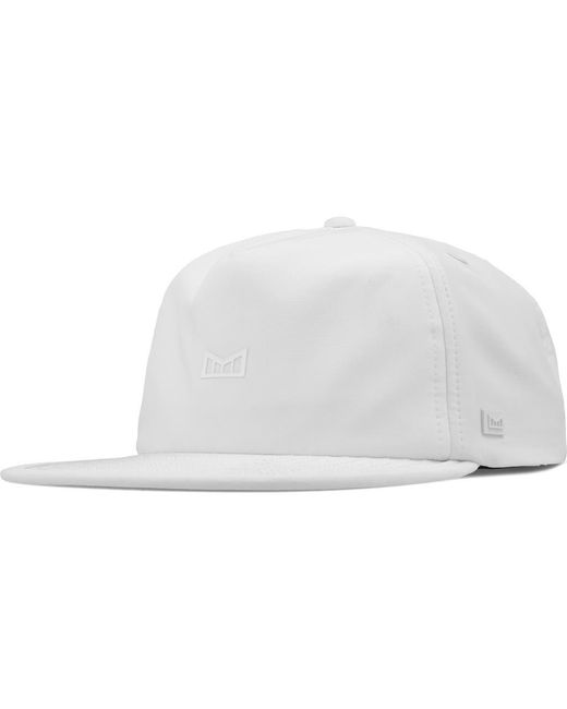 Melin White Eagle Hydro 6-Panel Snapback Ball Cap for men