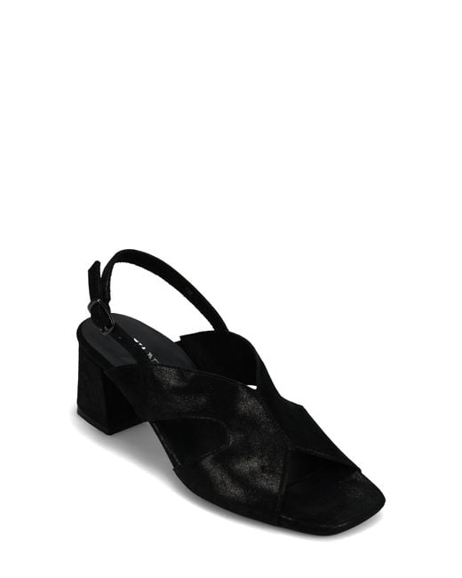 Vaneli Black Daffy Slingback Sandal