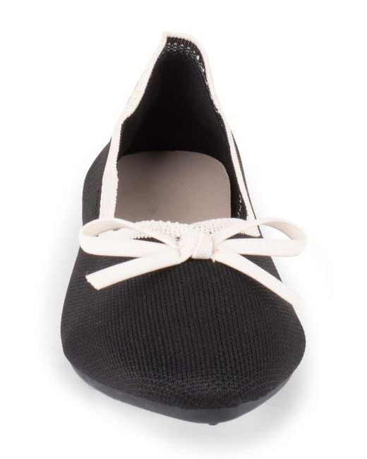 Tahari Black Tortuga Ballet Flat
