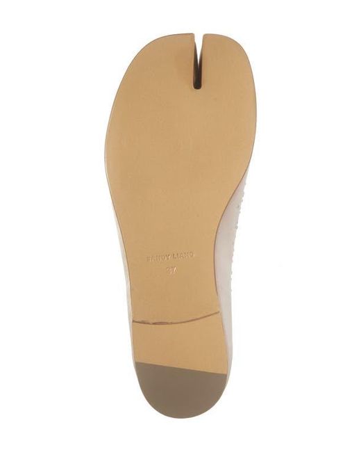 Sandy Liang Natural Split Toe Flat