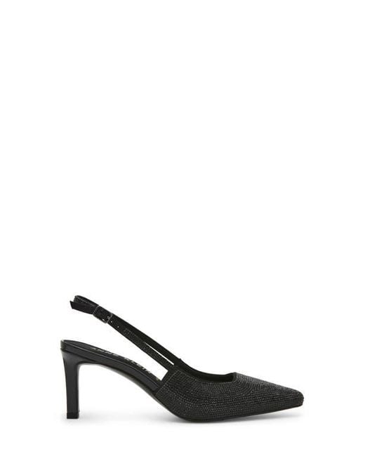 Anne Klein Black Rosel Slingback Pump