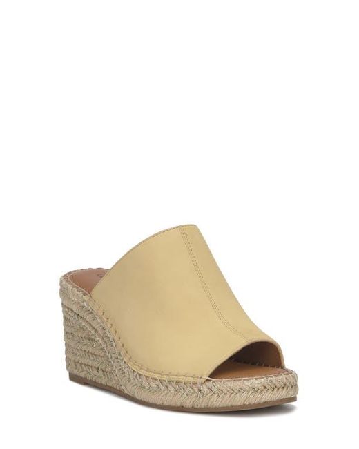 Lucky Brand Natural Cabriah Espadrille Platform Wedge Slide Sandal