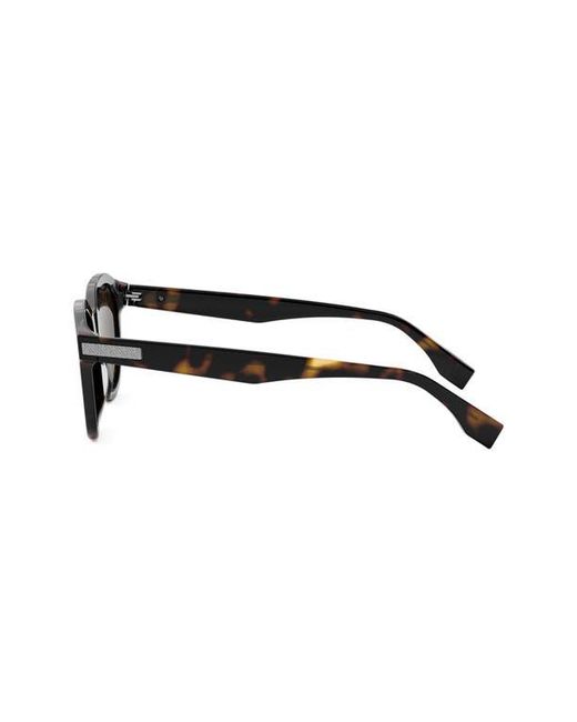 Fendi Multicolor Essential 52Mm Rectangular Sunglasses for men