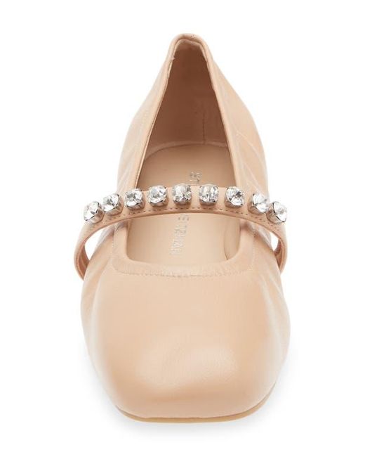 Stuart Weitzman Natural Goldie Ballet Flat
