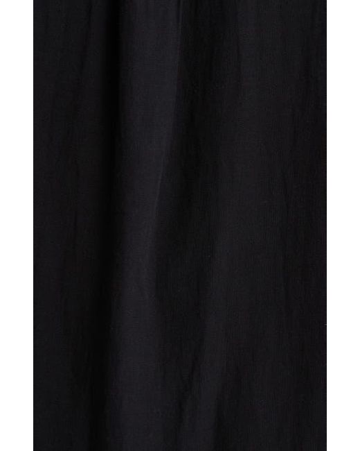 Nordstrom Black Oversized Cover-Up Shirt