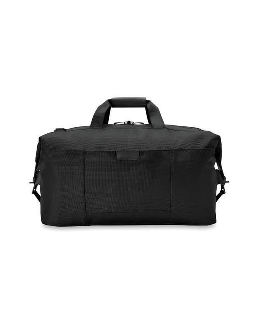 Briggs & Riley Black Baseline Weekend Duffle Bag for men