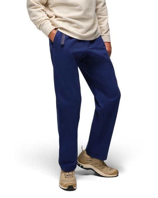 Prana Blue Durado Pants for men