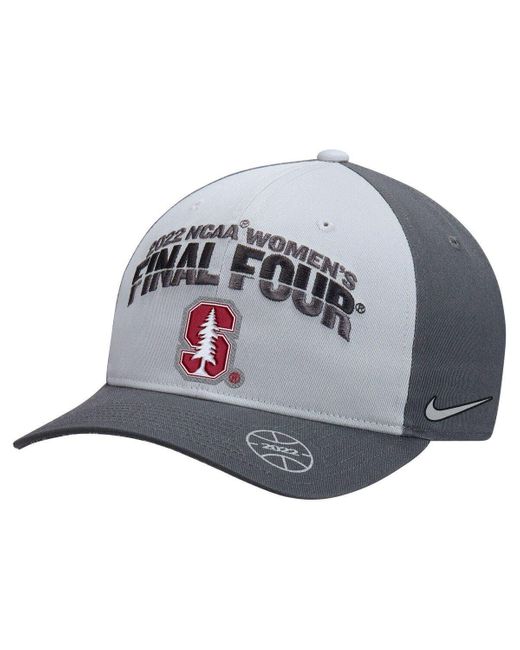 Nike Gray Stanford Cardinal 2022 Ncaa Basketball Tournament March Madness Final Four Regional Champions Locker Room Classic 99