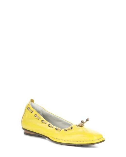 Fly London Yellow Bapi Ballet Flat