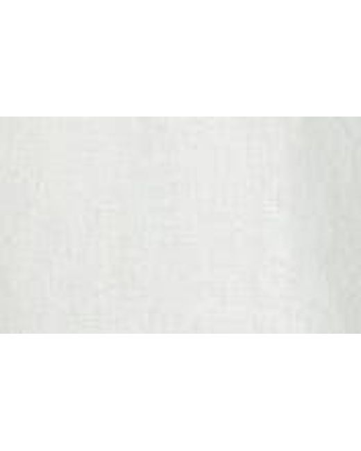 Madewell White Crop Linen Blazer