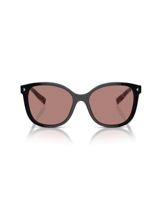 Prada Brown 53Mm Square Sunglasses for men