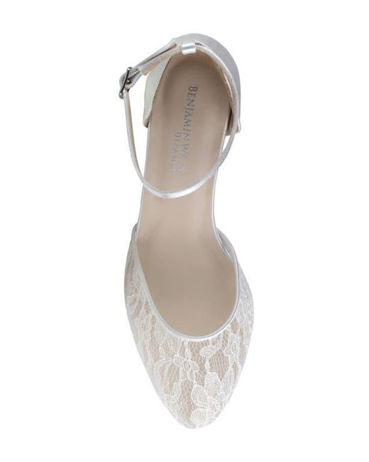Touch Ups White Hazel Ankle Strap Pump