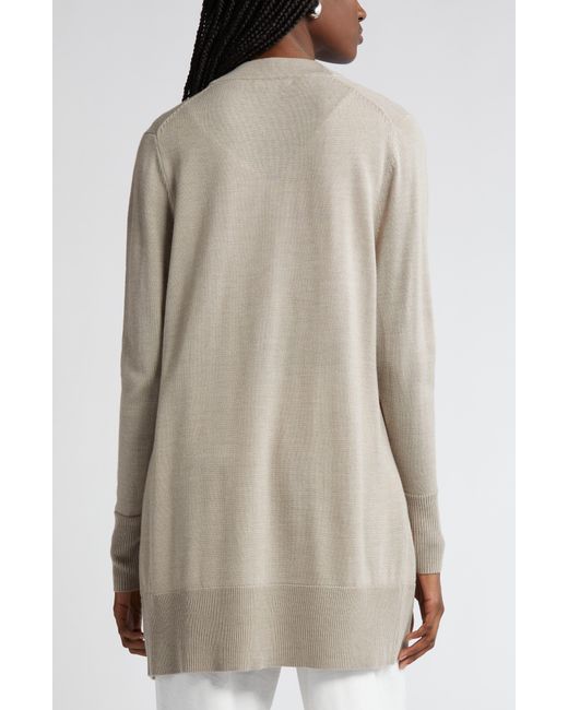 Nordstrom White Everyday Open Front Cardigan