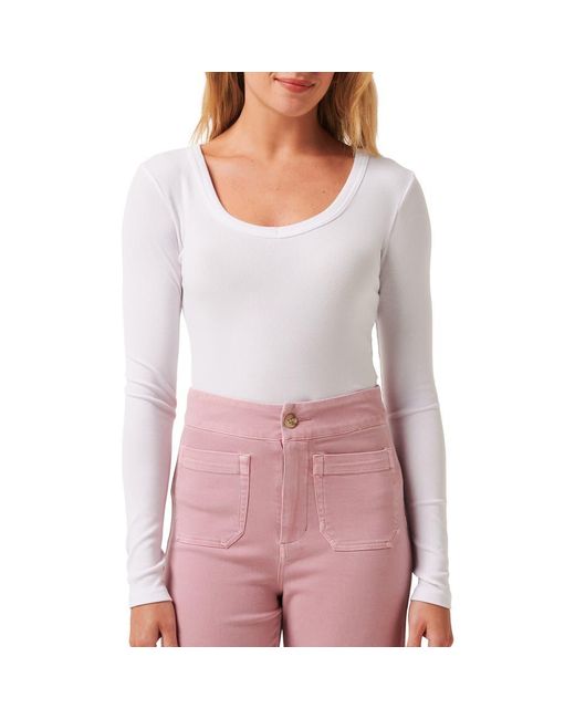 Travis Mathew White Cloud Rib Top