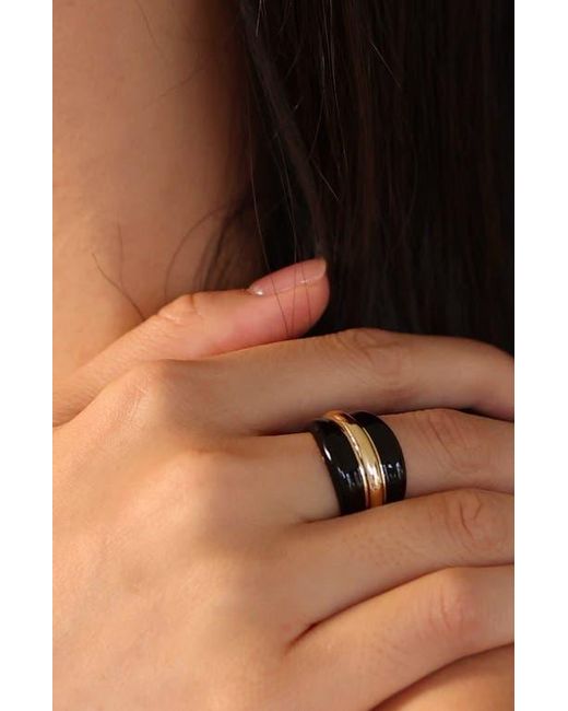 Retro Chic Blue Ostuni Ring