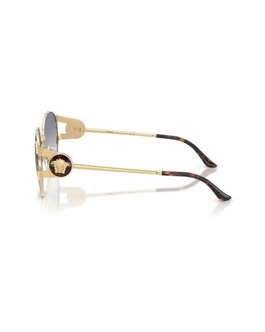 Versace Blue 54Mm Round Sunglasses