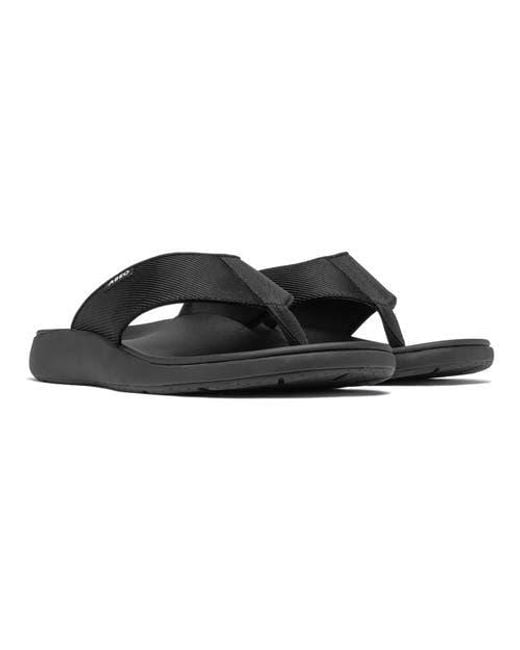 ABEO Black Alpha Flip Flop for men