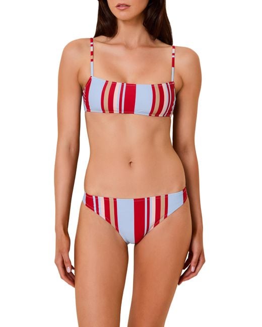 Solid & Striped Red The Daniela Bikini Top