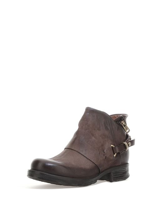A.s.98 Gray Steve Studded Bootie
