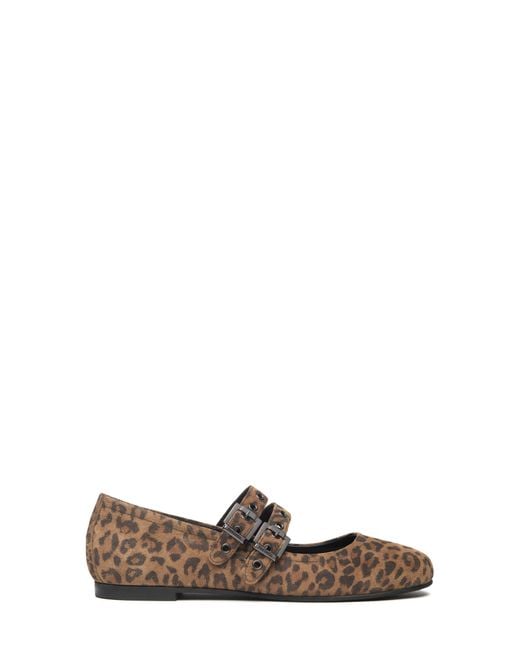 Nero Giardini Brown Double Strap Ballet Flat
