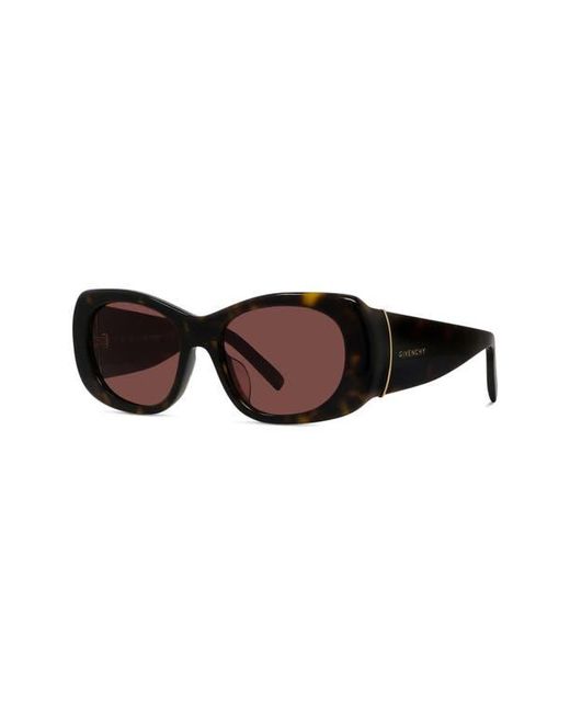 Givenchy Brown 53Mm Geometric Sunglasses