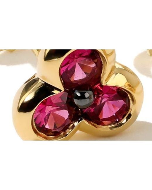 Mark Henry White Trinity Stud Earrings