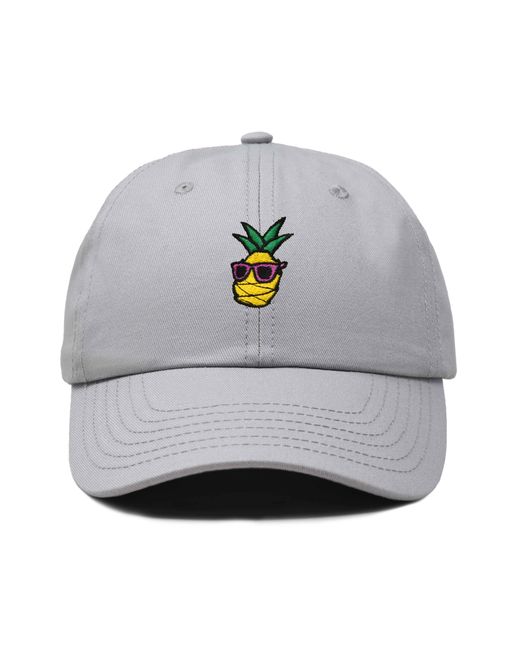 Alix Gray Pineapple Embroidered Dad Hat for men