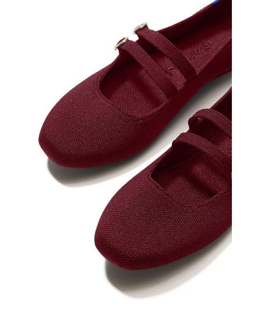 Rothy's Red The Double Buckle Mary Jane