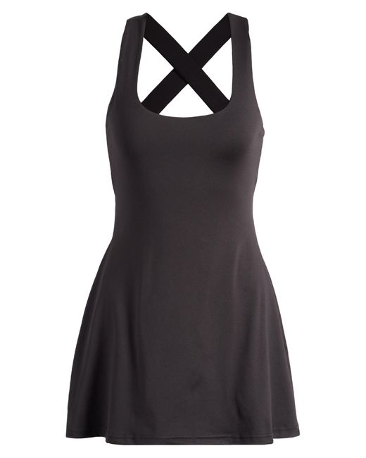 PacSun Black Sequence Strappy Back Active Dress