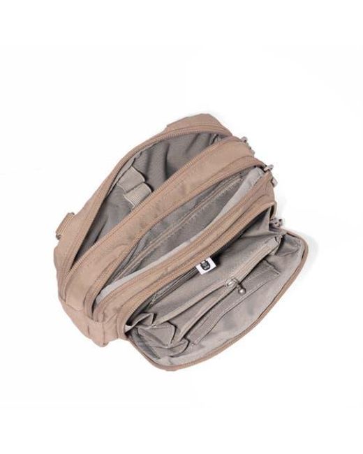 Baggallini Natural Trifecta Rfid Wallet Crossbody Bag