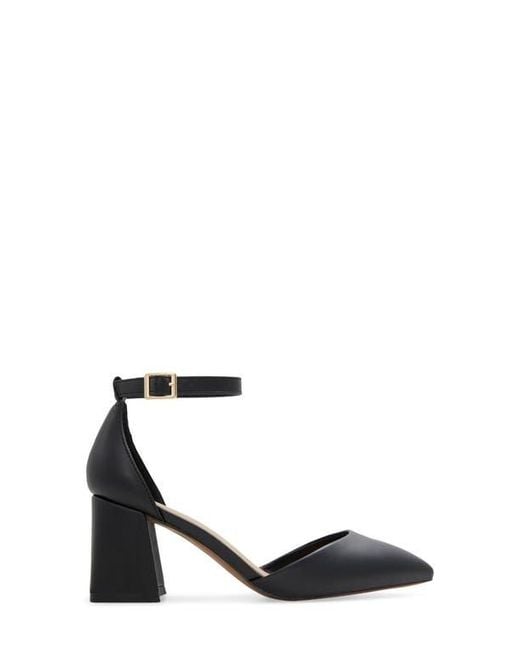 ALDO Black Daliaa Ankle Strap Pointed Toe Pump