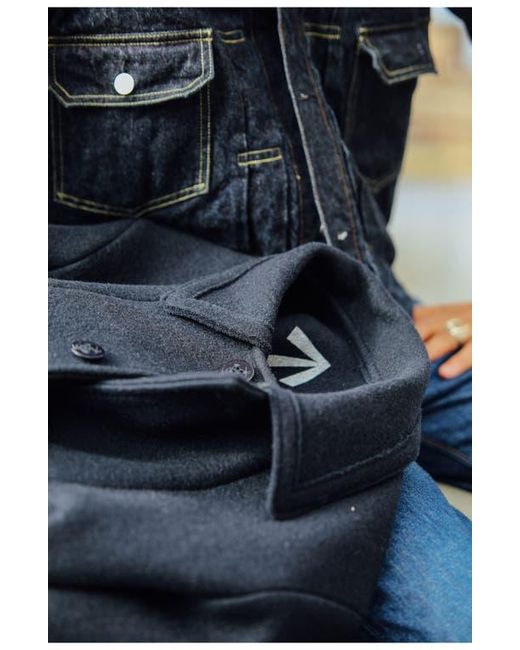 Fortela Blue Donkey Virgin Wool Jacket for men