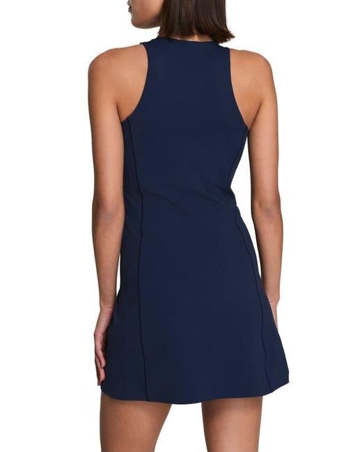 Spanx Blue Spanxshape Get Moving Zip Front Dress