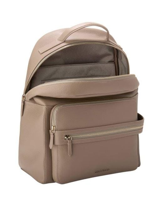 Cole Haan Davis Leather Backpack in Brown | Lyst
