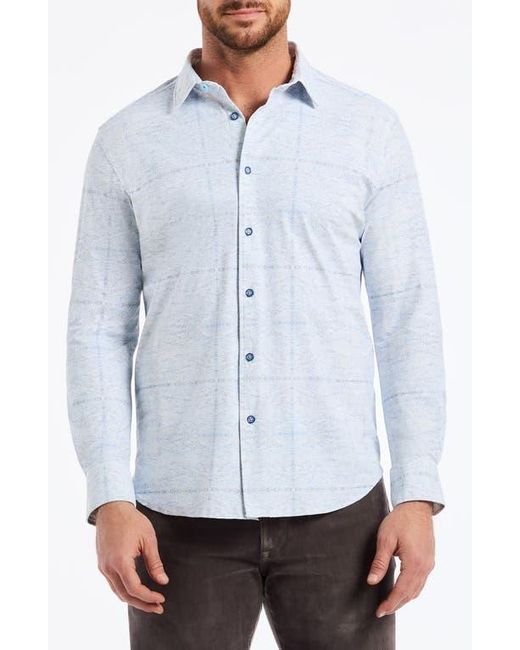 Robert Graham White Irving Knit Button-Up Shirt for men