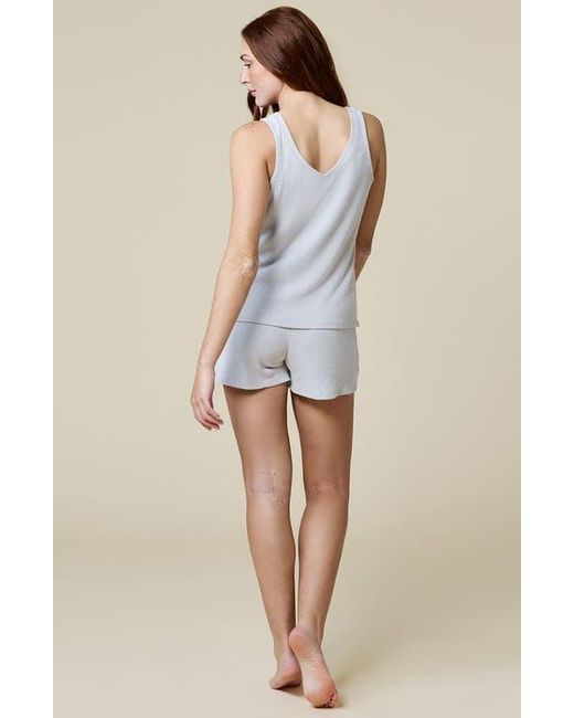 Softies Natural Rib Dream Double V Short Set