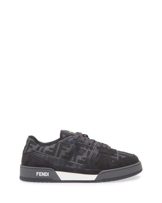 Fendi Gray Ff Match Sneaker for men