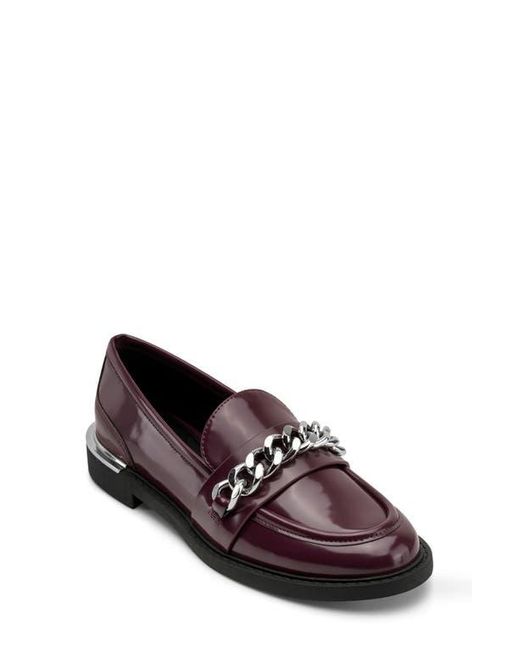 DKNY Purple Ryleigh Chain Loafer